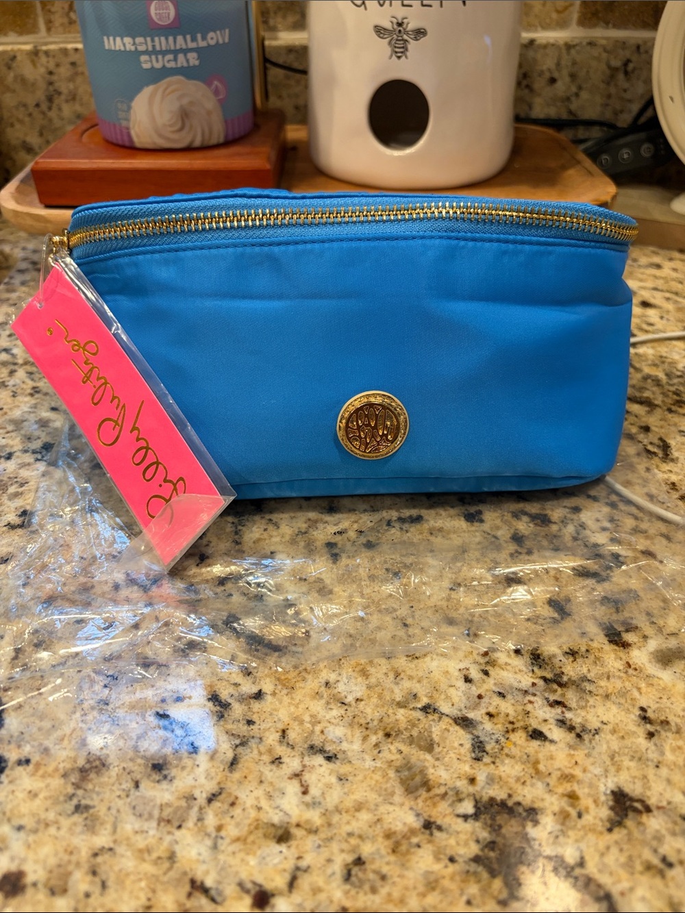 Lilly Pulitzer NWT Torrey Belt Bag Lunar Blue - Picture 2 of 5